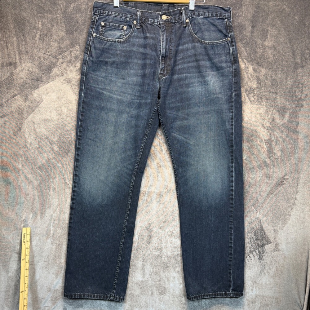 Levis 559 Relaxed Straight Mens Blue Relaxed 38x34 Denim Workwear Casual